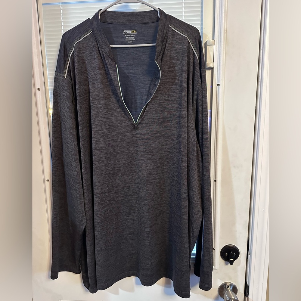 Core365 Men's Long Sleeve Shirt - Black